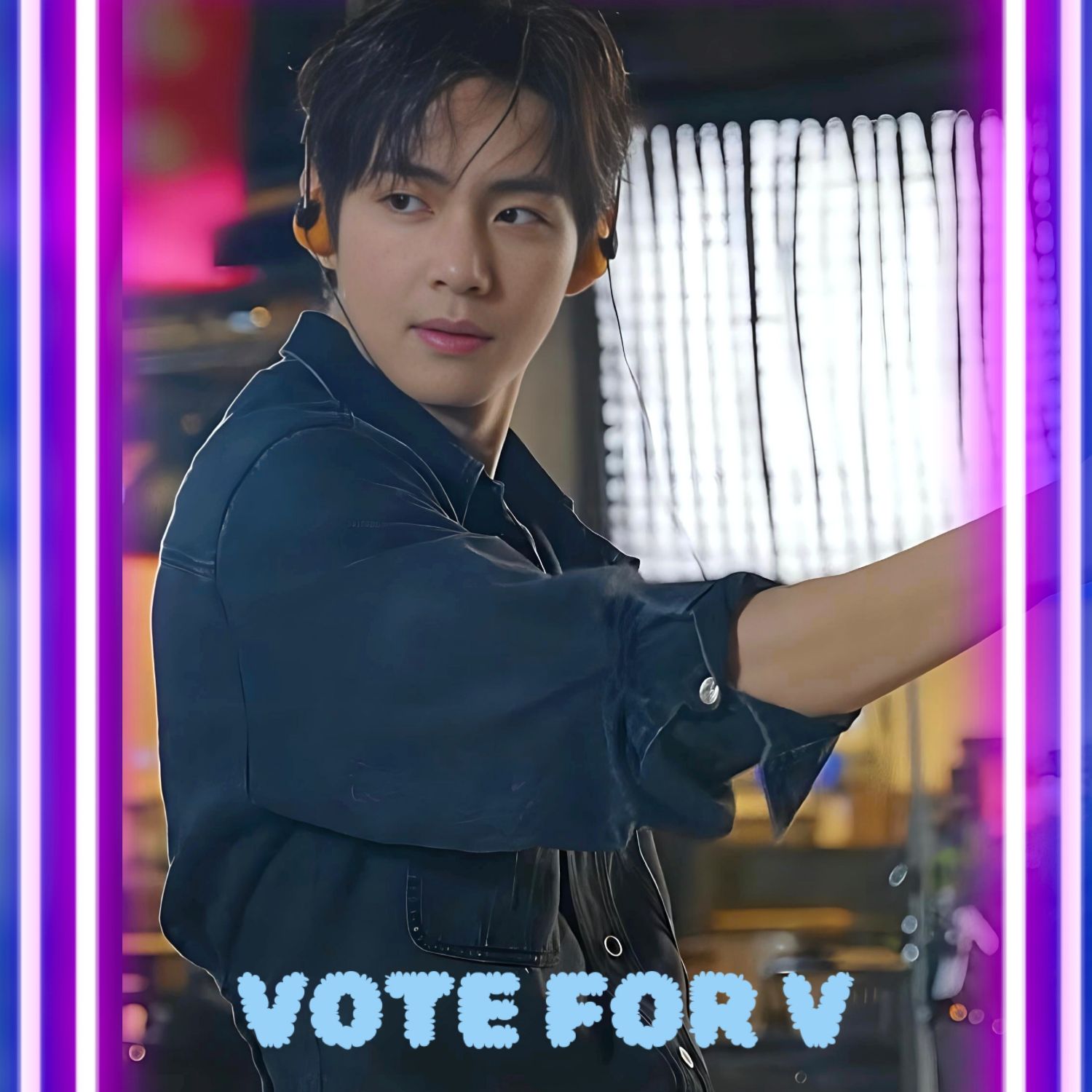 V (BTS)の舞台裏ショット