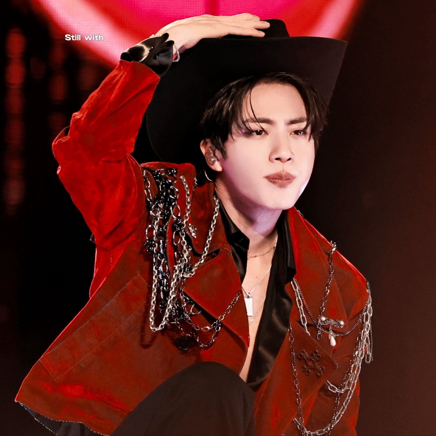 A moment captured by Jin (BTS)'s fan