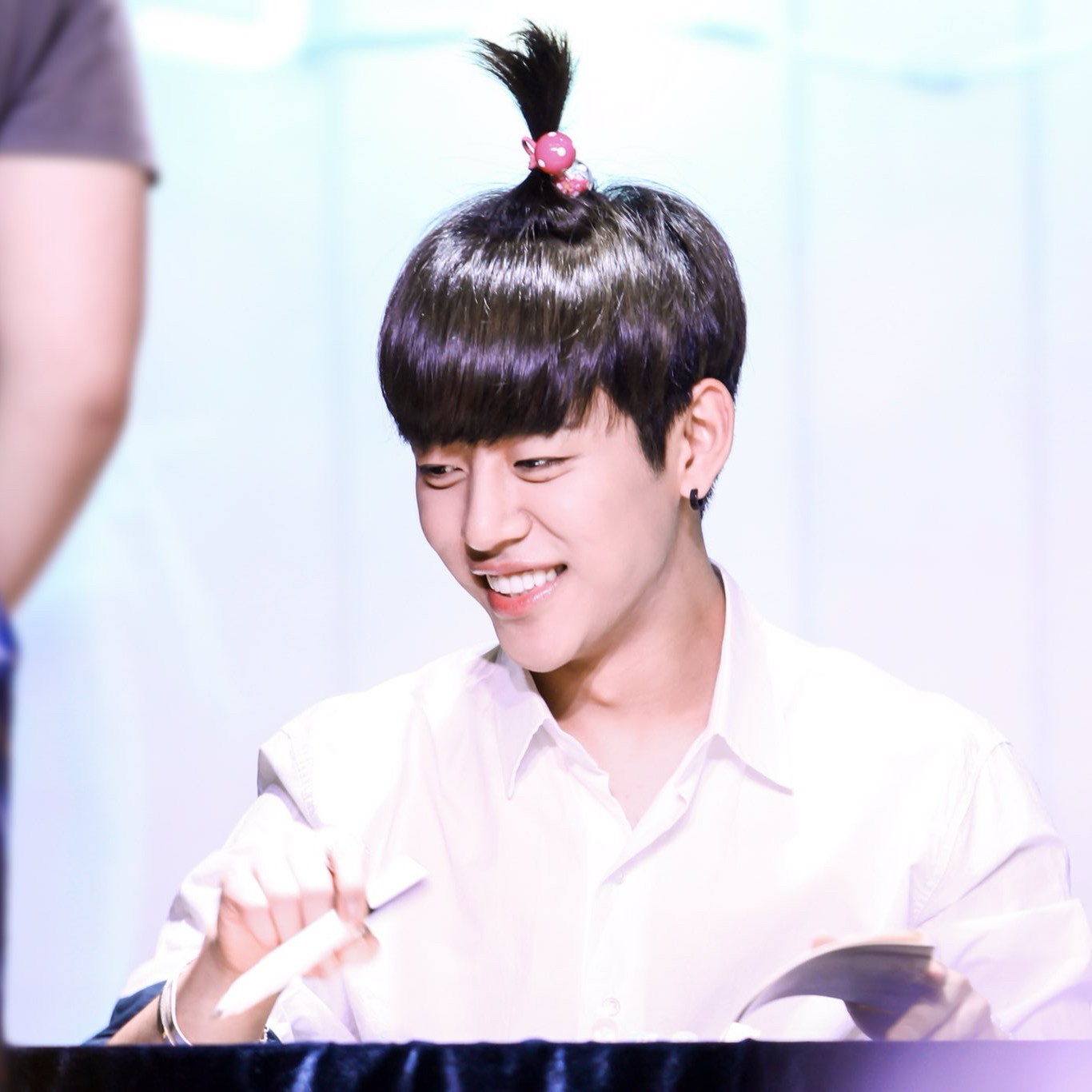Behind-the-scenes cut of Daehyun (B.A.P)