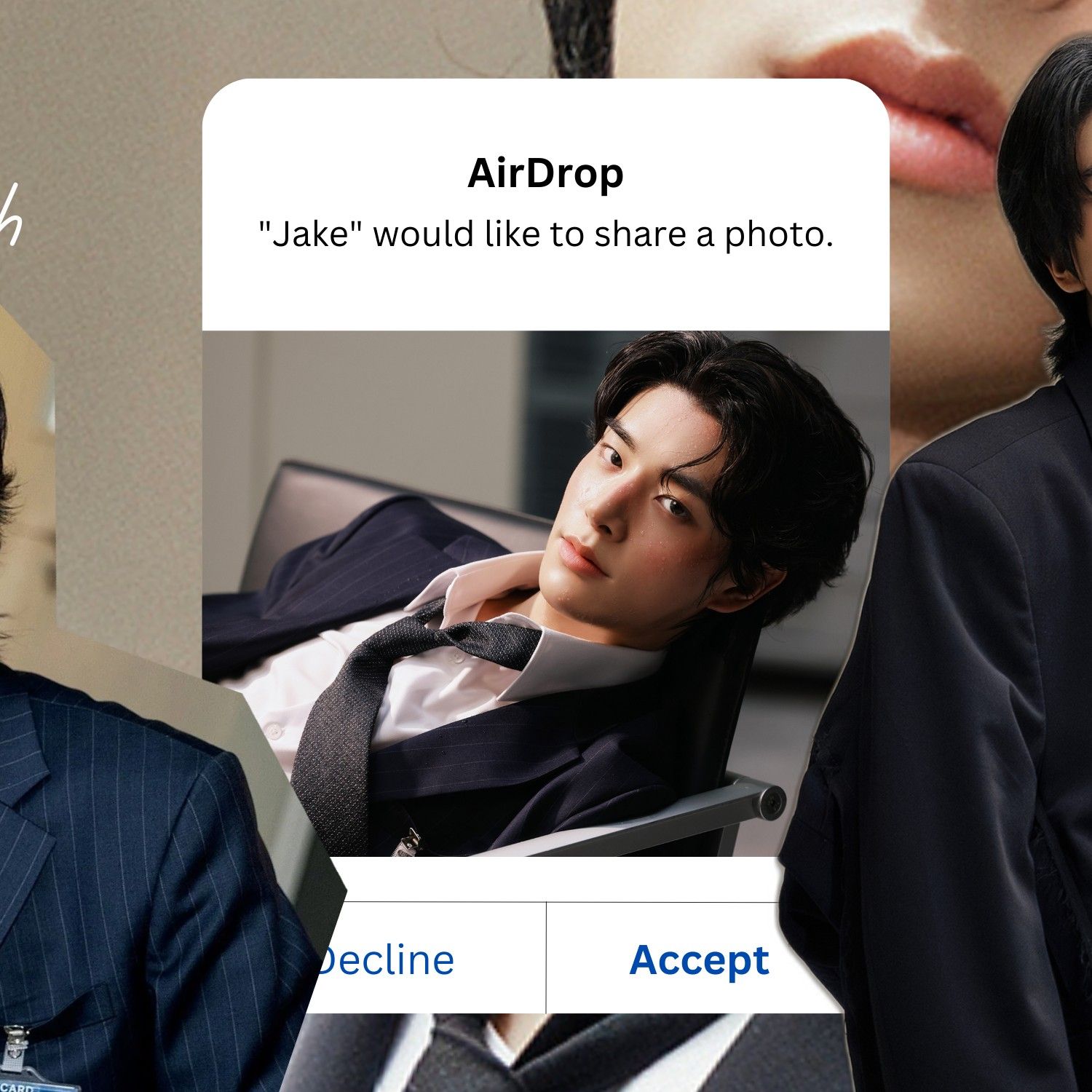 A moment captured by Jake (ENHYPEN)'s fan