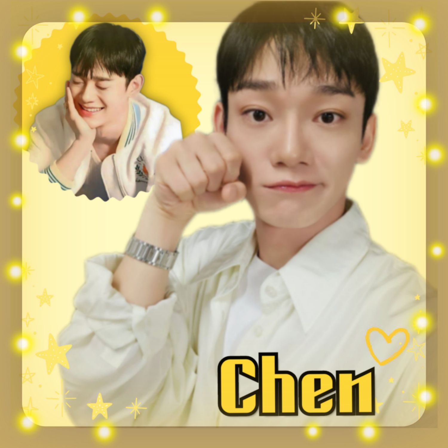 Recent activity shot of Chen (EXO)
