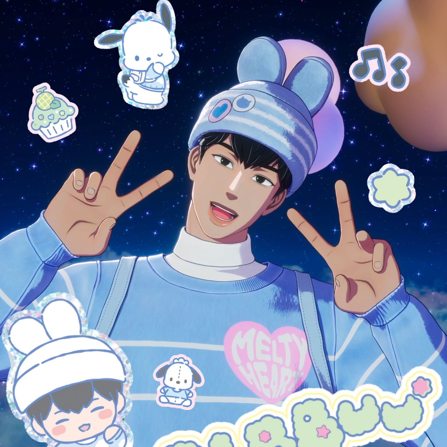 A moment captured by Hamin (PLAVE)'s fan