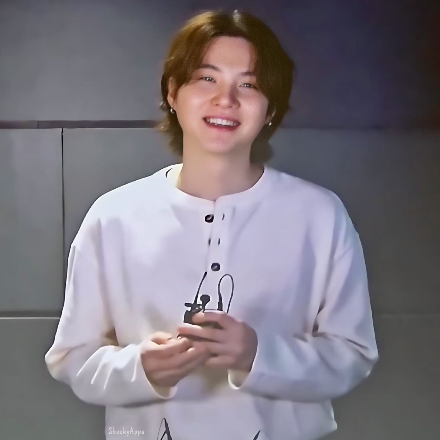 A moment captured by SUGA (BTS)'s fan