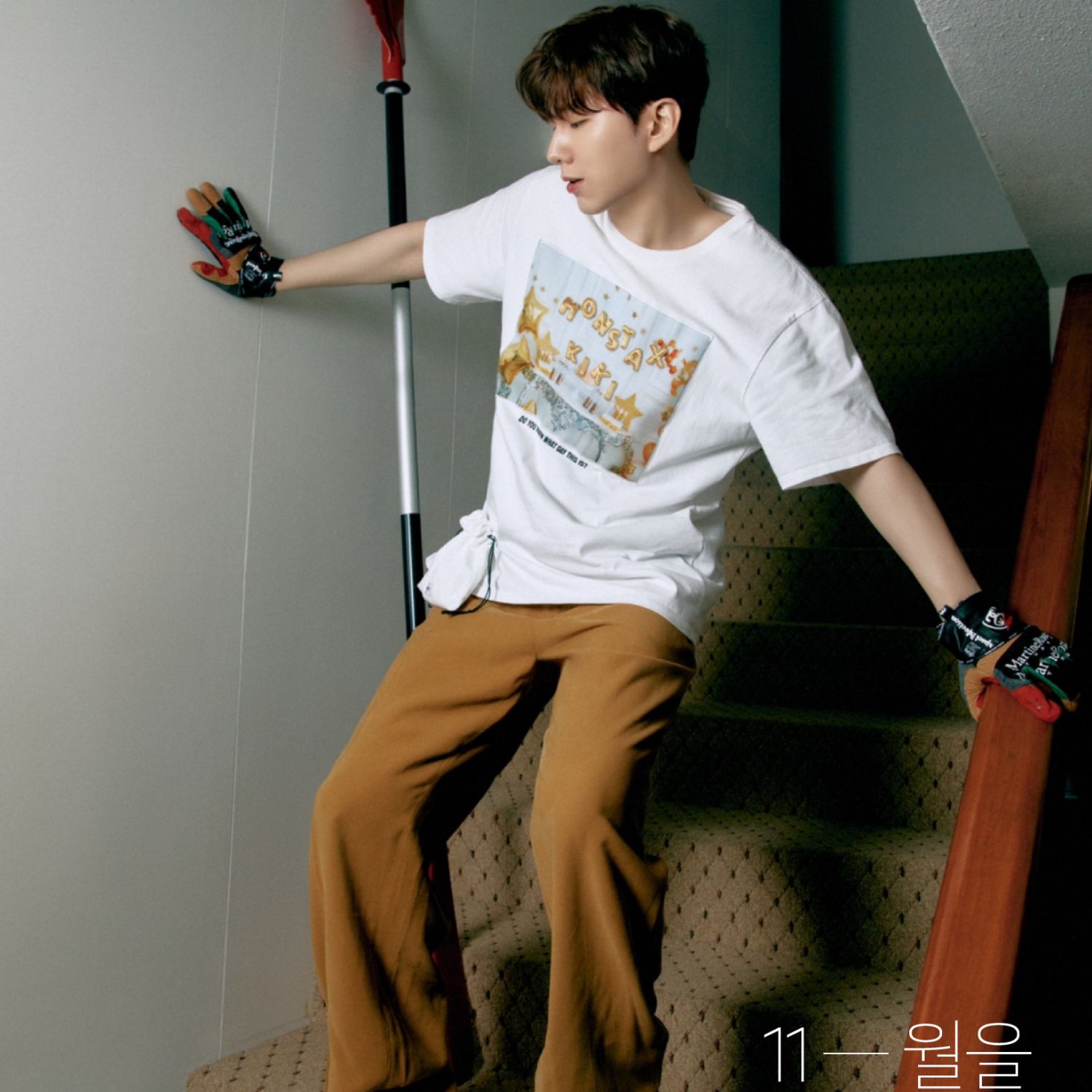 A moment captured by Kihyun (MONSTA X)'s fan
