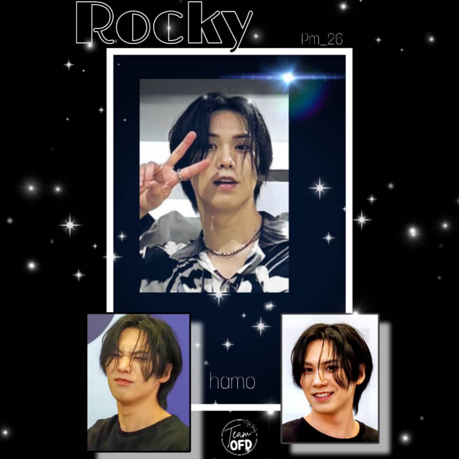 A moment captured by Rocky's fan