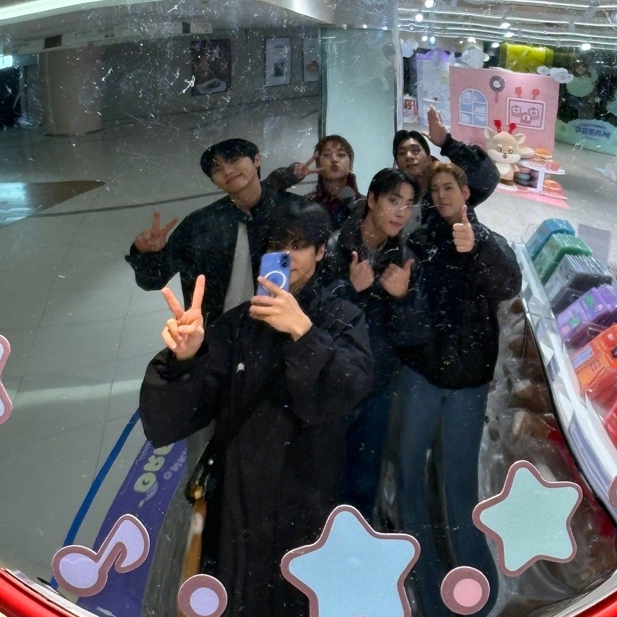 A moment captured by ONF's fan