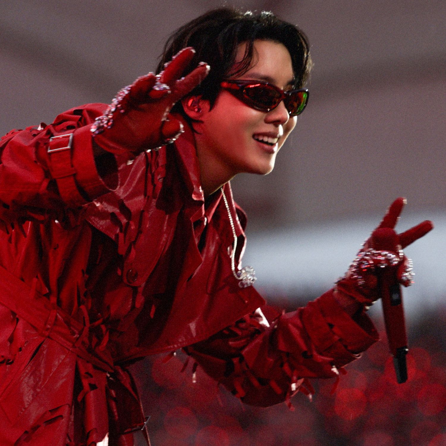 防彈少年團粉絲拍下的瞬間