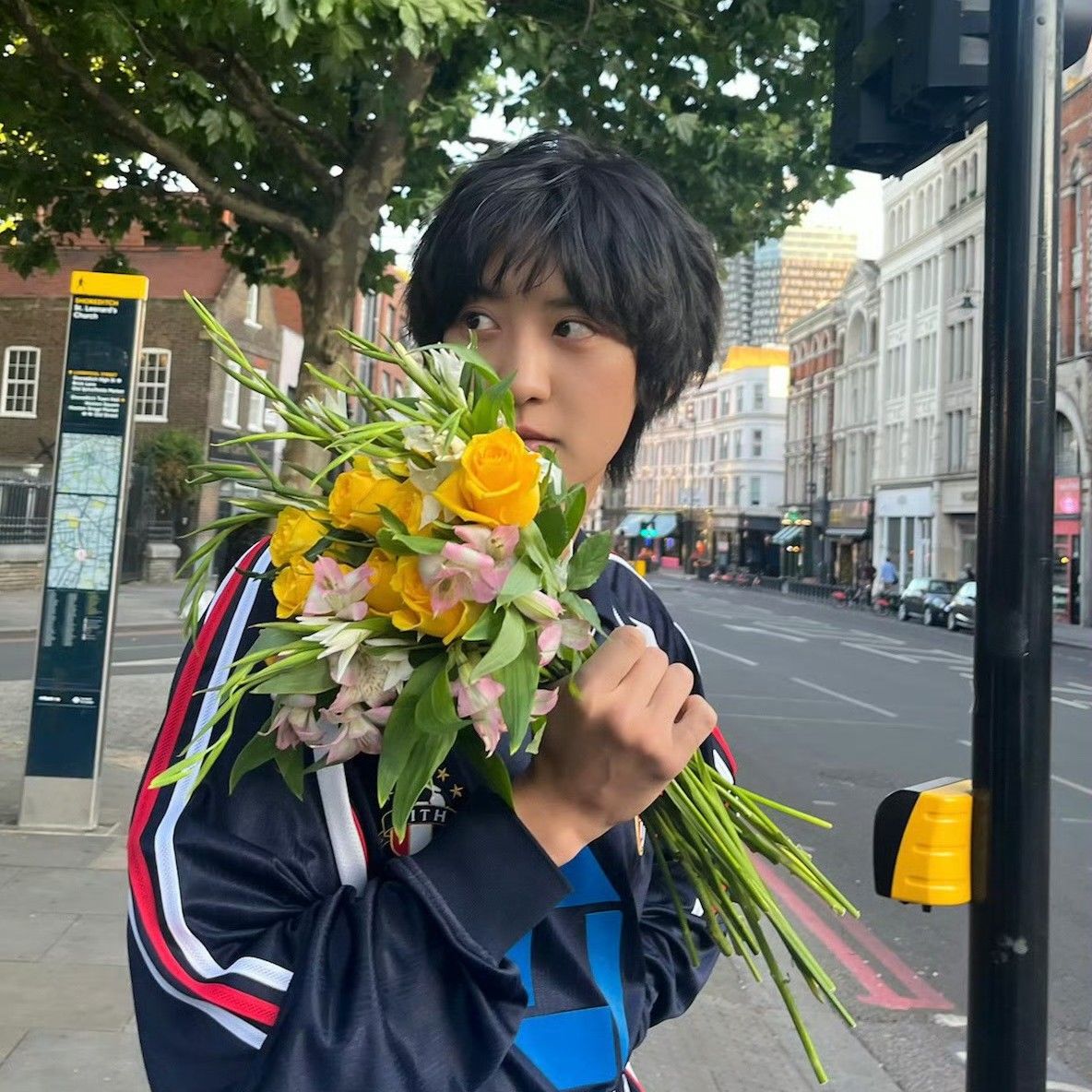 A moment captured by Chanyeol (EXO)'s fan