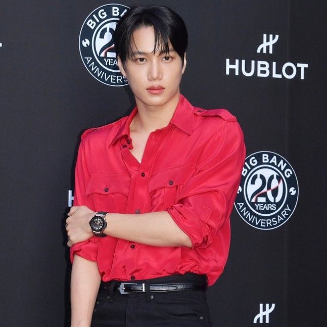 Recent activity shot of Kai (EXO)
