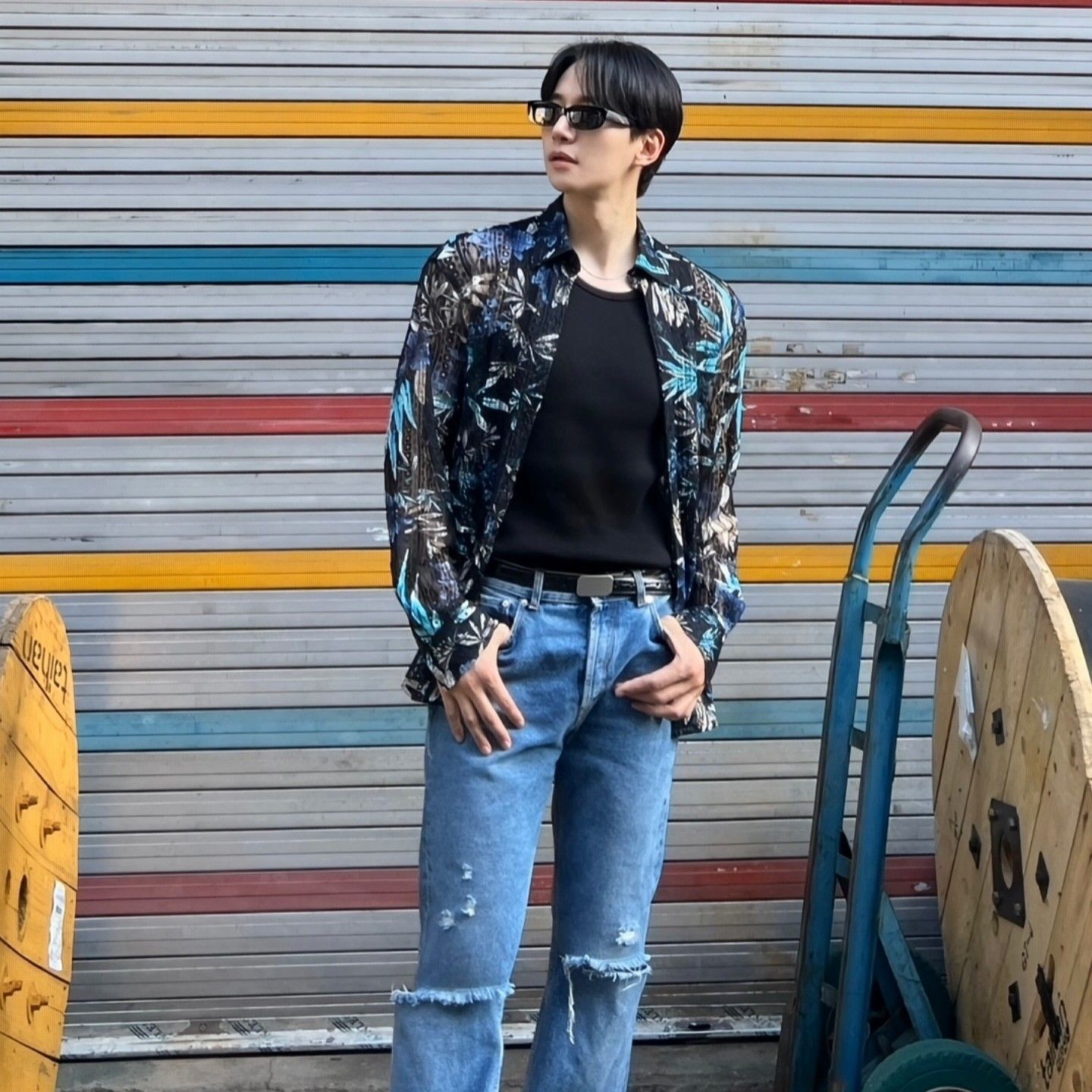 Recent activity shot of Junho (2PM)