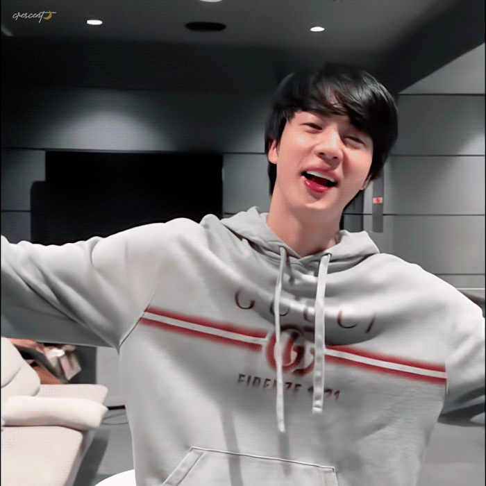 Recent activity shot of Jin (BTS)