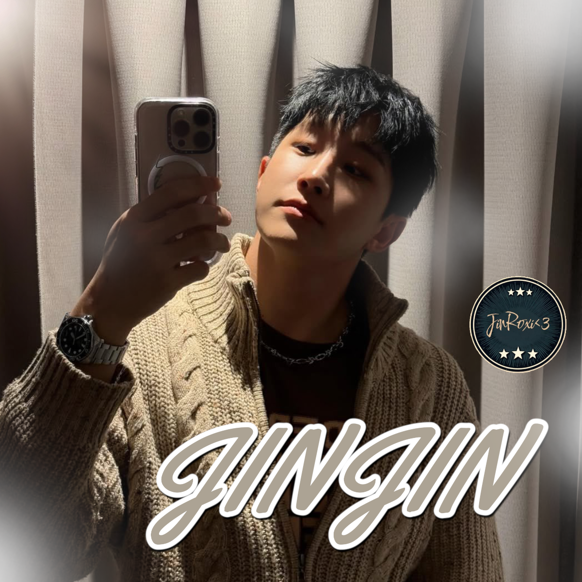 A moment captured by Jinjin (ASTRO)'s fan