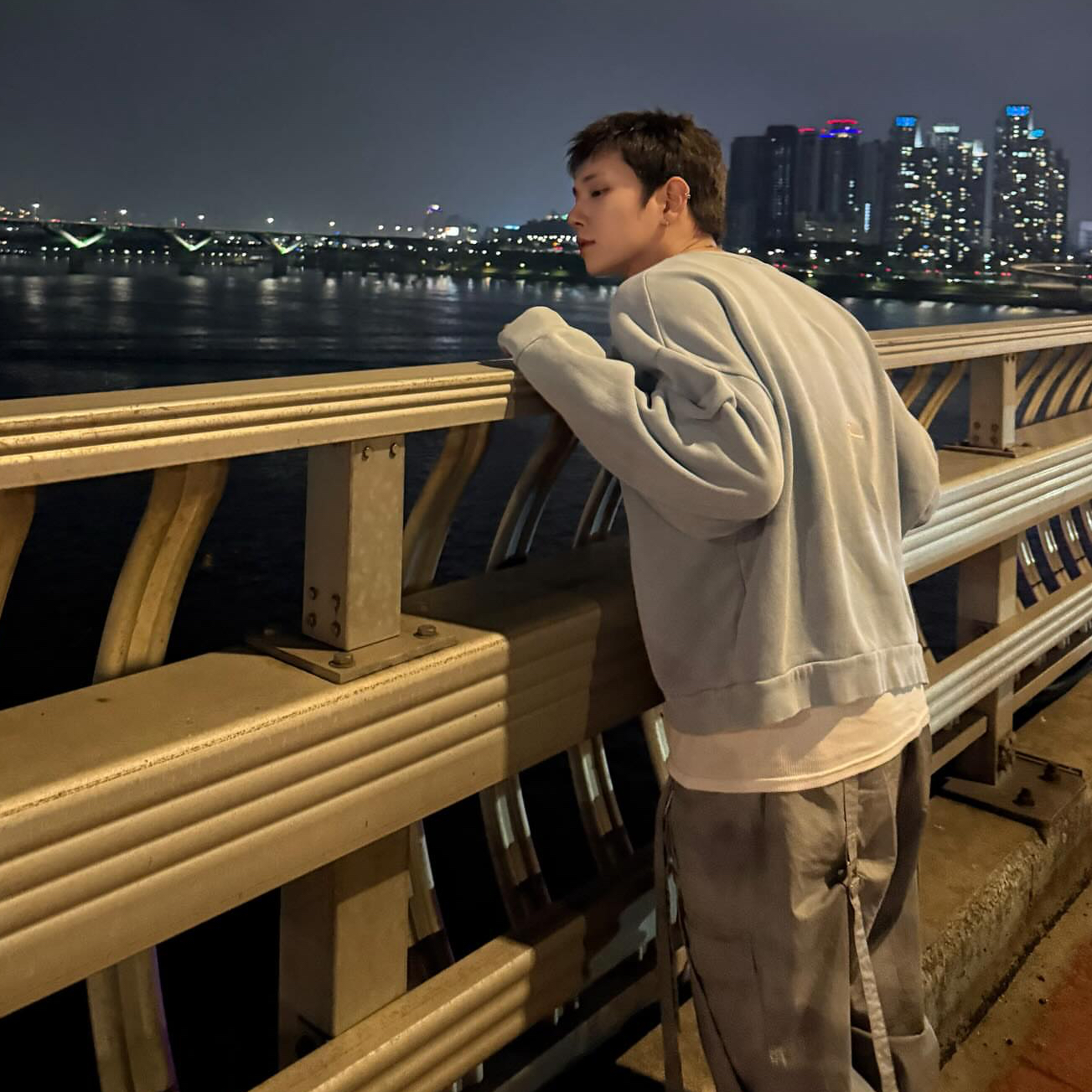 A moment captured by Joshua (SEVENTEEN)'s fan