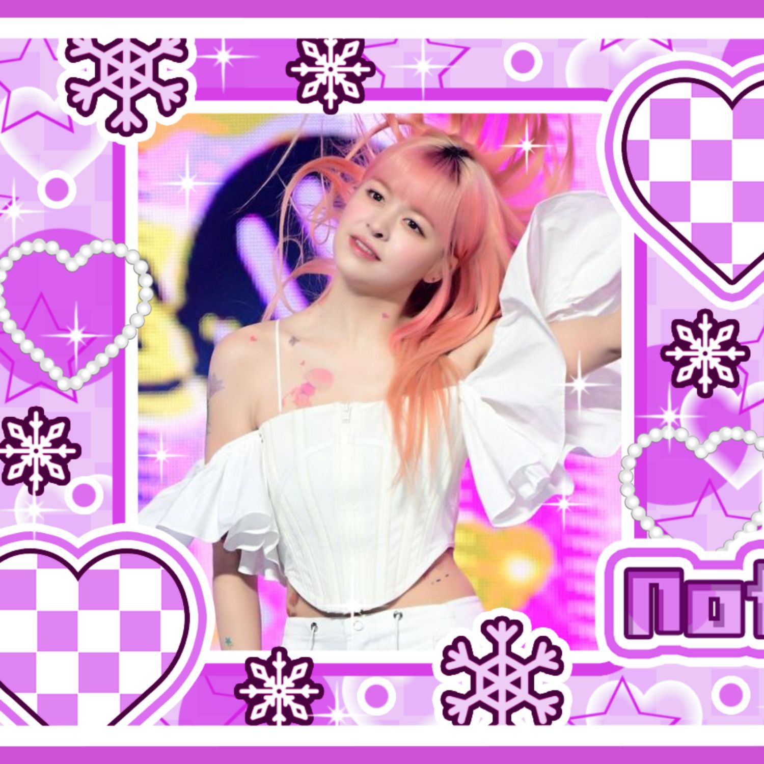 Recent activity shot of LILY (NMIXX)