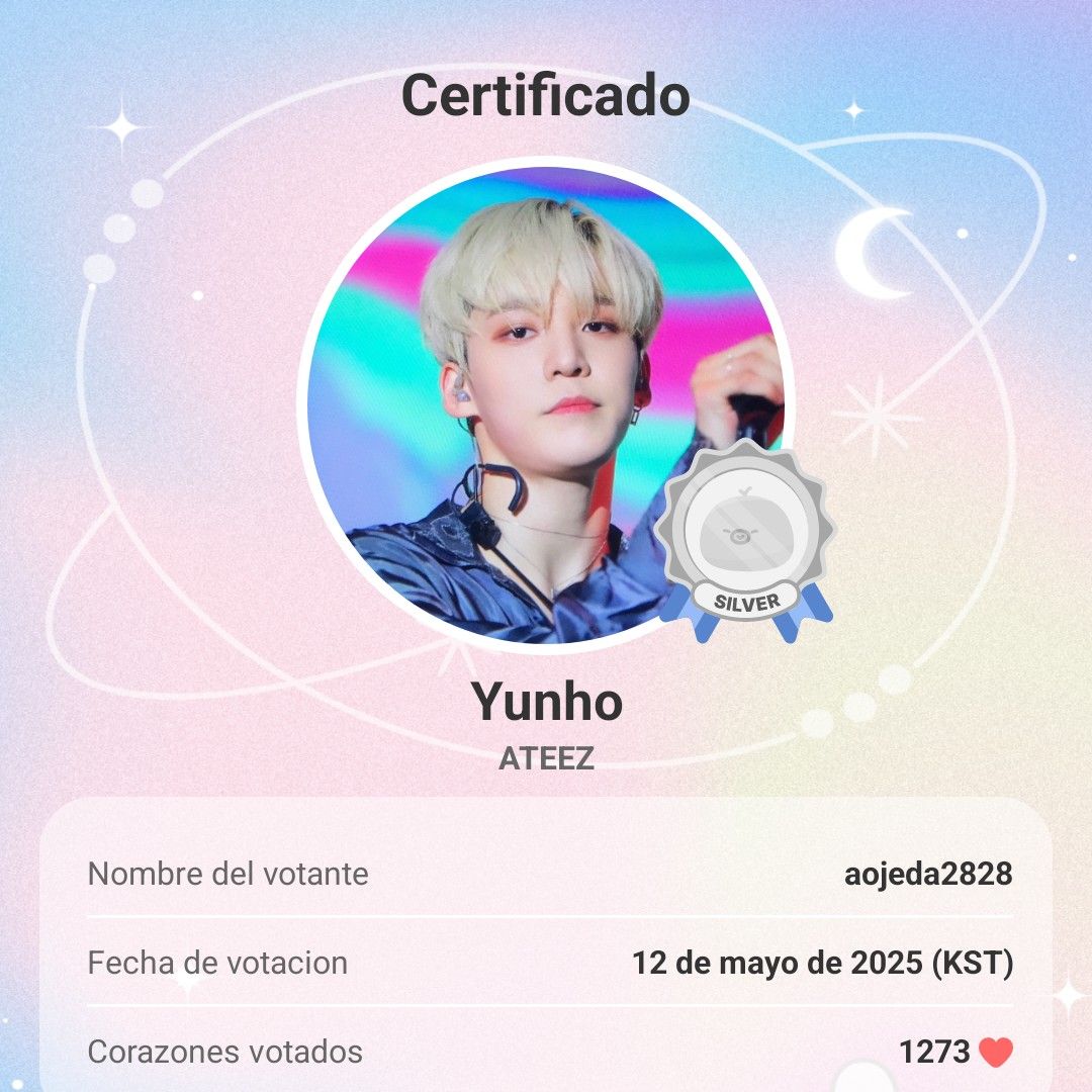 Recent activity shot of Yunho (ATEEZ)