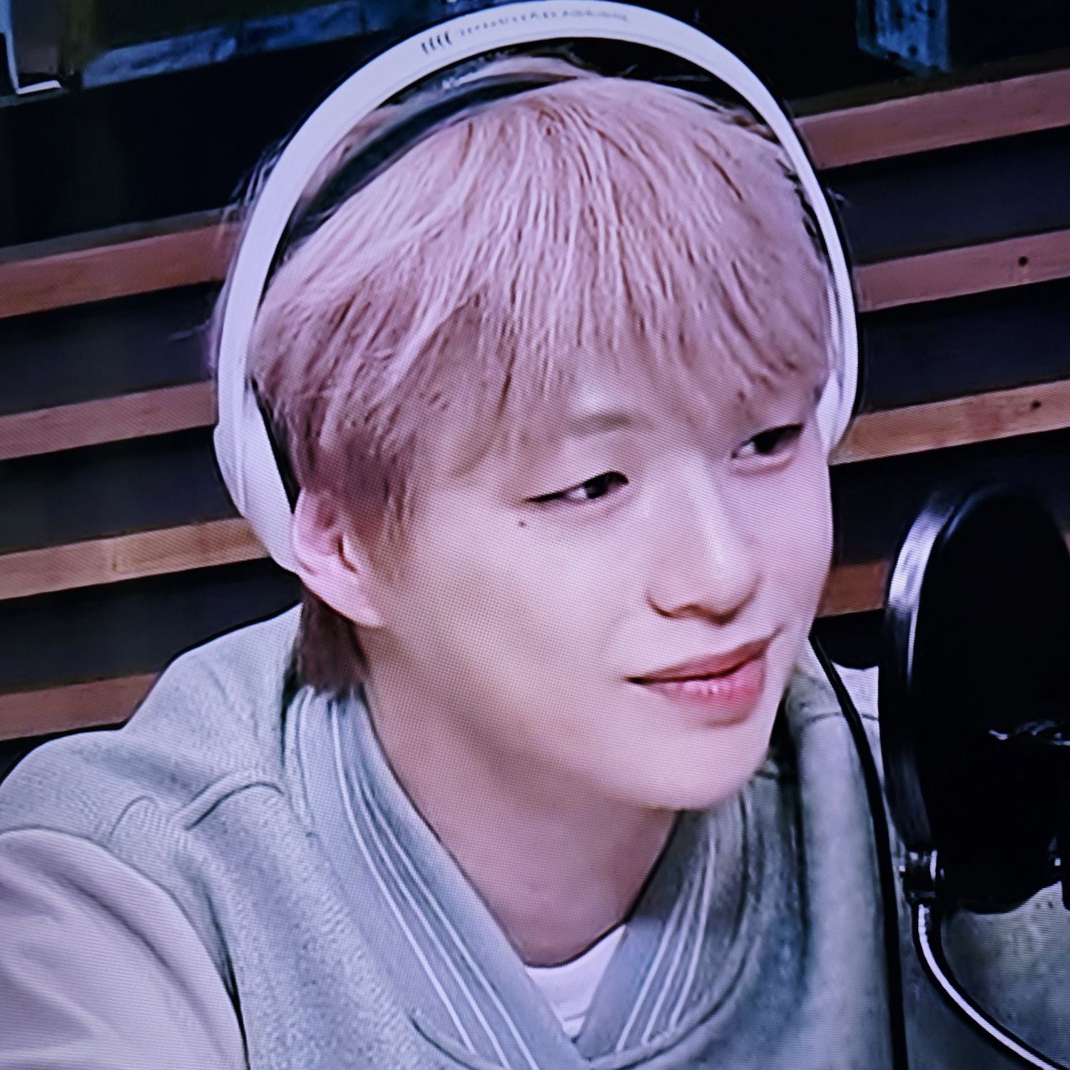 A moment captured by Kang Daniel's fan