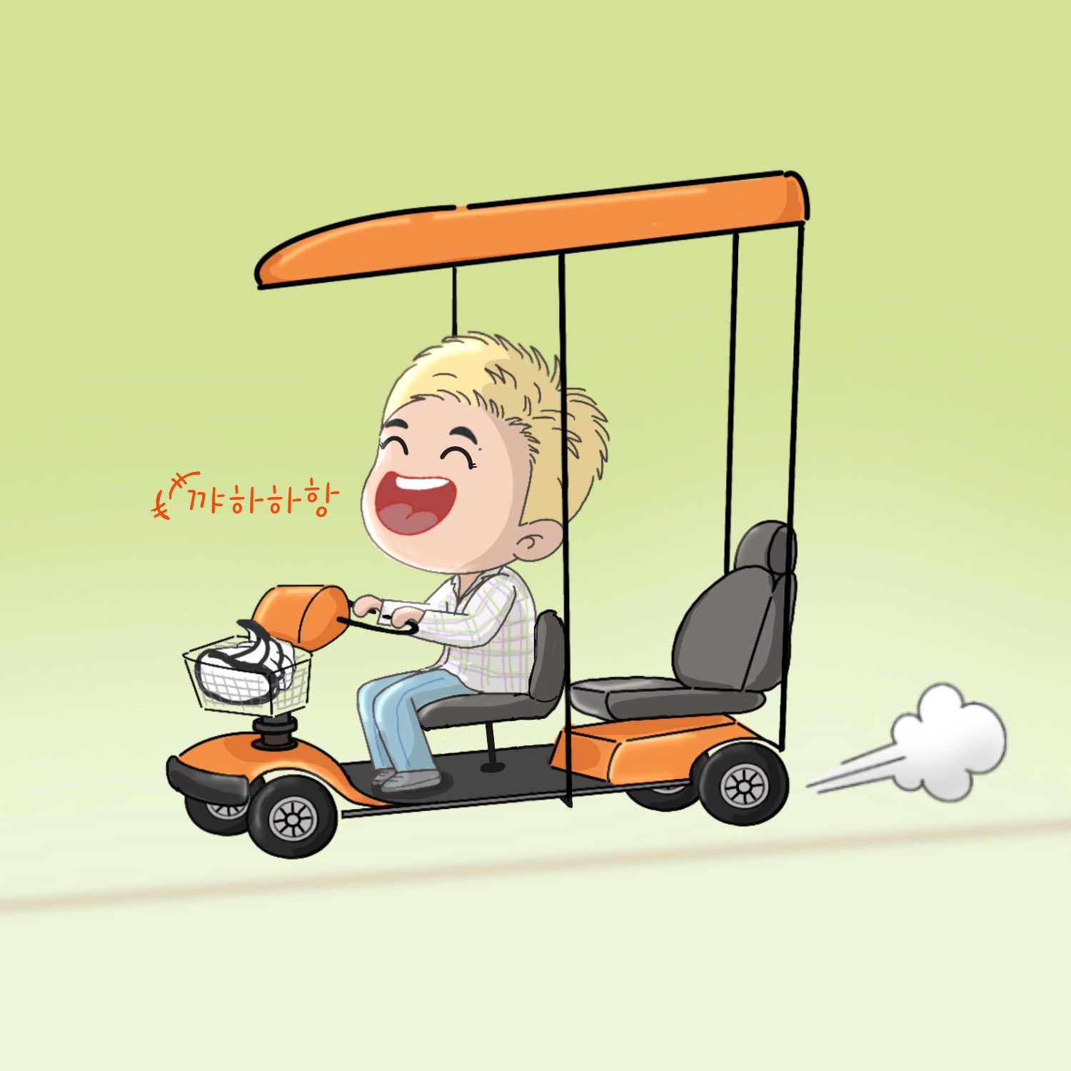 Behind-the-scenes cut of Baekho