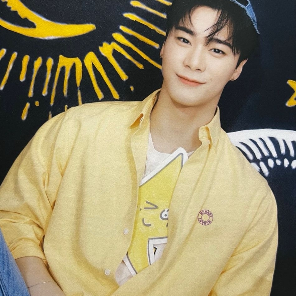 Recent activity shot of Moonbin (ASTRO)