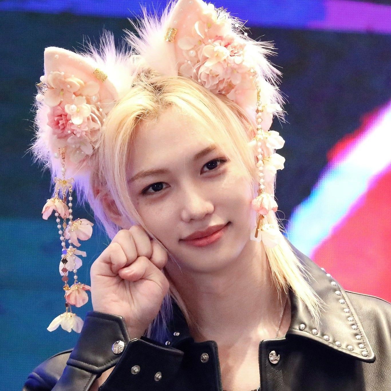 A moment captured by Felix (Stray Kids)'s fan