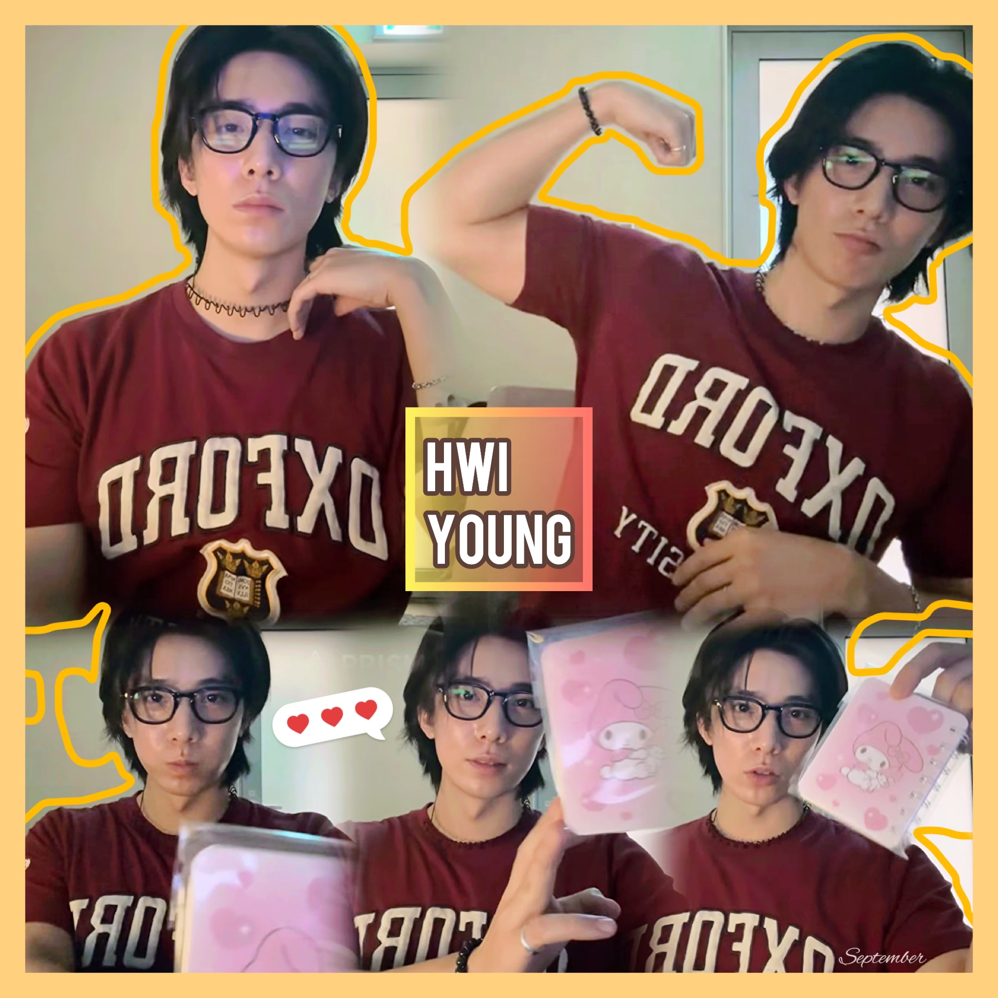 Recent activity shot of Hwiyoung (SF9)