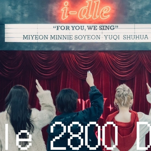 A moment captured by i-dle's fan