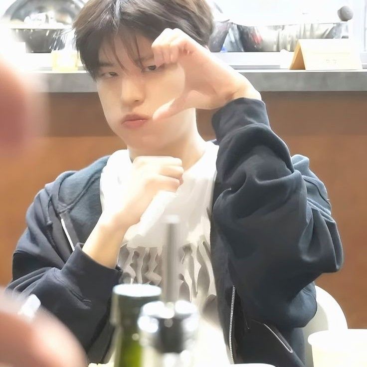 A moment captured by Seungmin (Stray Kids)'s fan