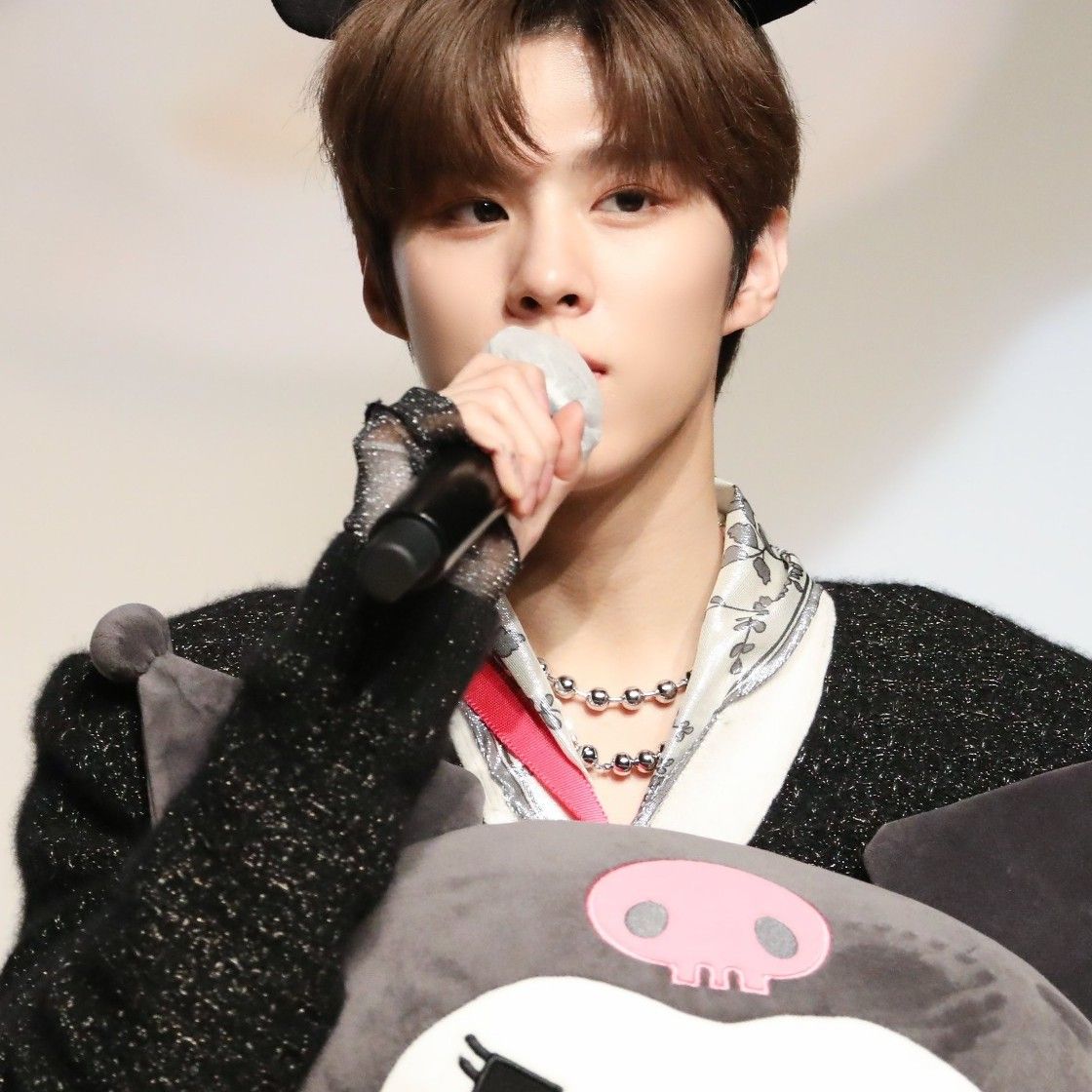 A moment captured by Kim Wooseok's fan