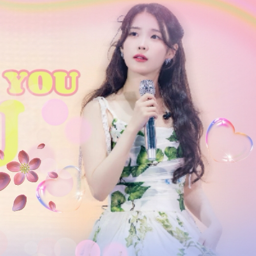 A moment captured by IU's fan