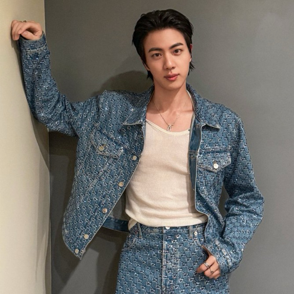 Recent activity shot of Jin (BTS)