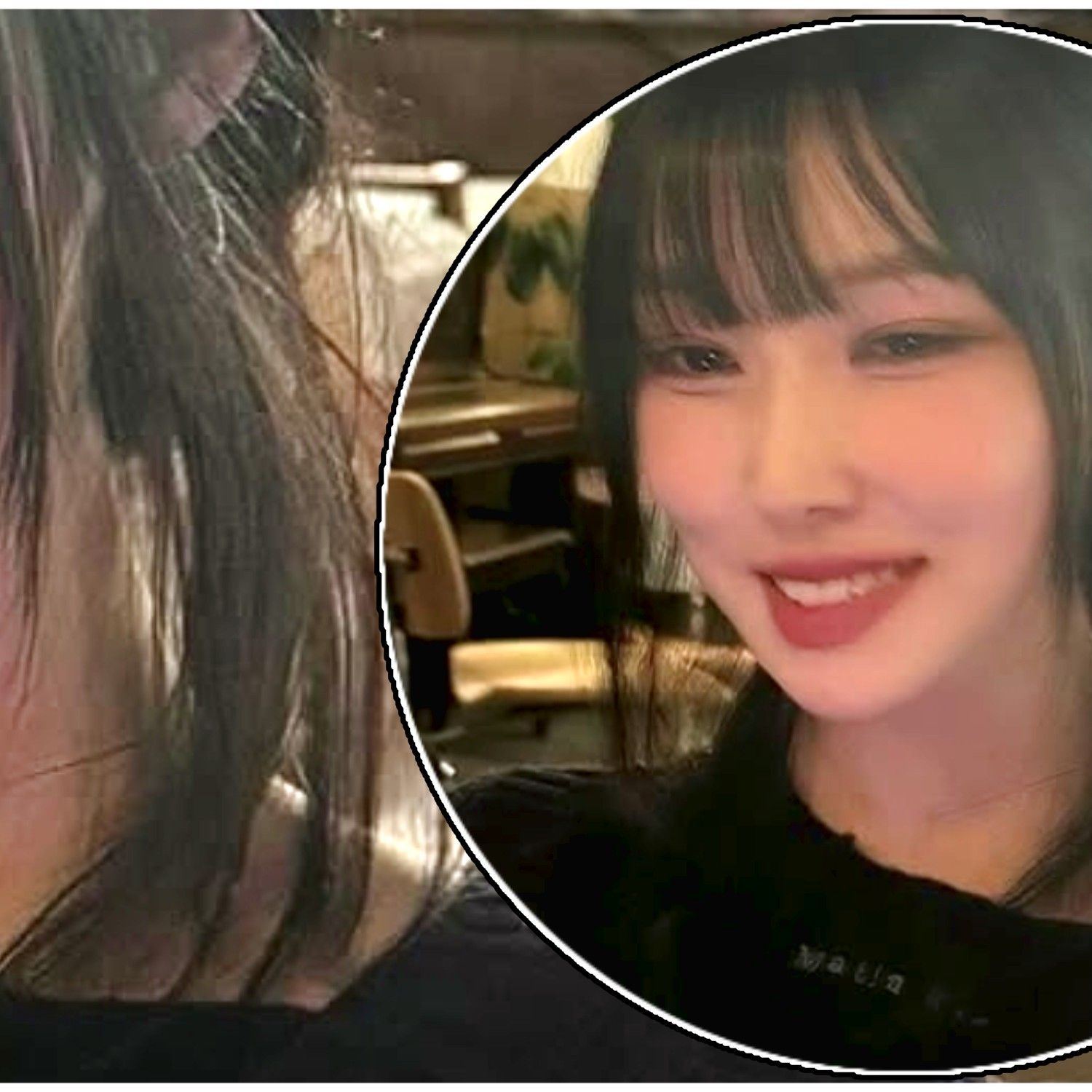 A moment captured by Yuju (GFRIEND)'s fan