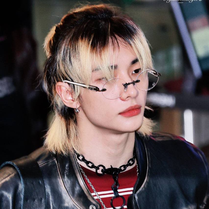 Recent activity shot of Hyunjin (Stray Kids)