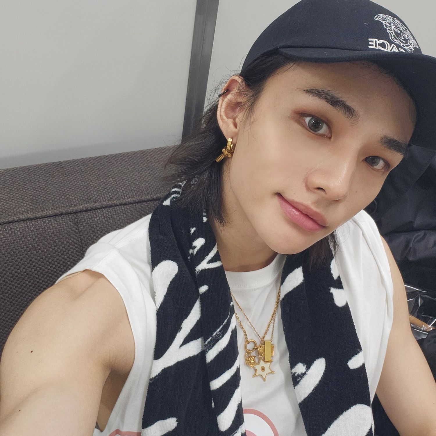 A moment captured by Hyunjin (Stray Kids)'s fan