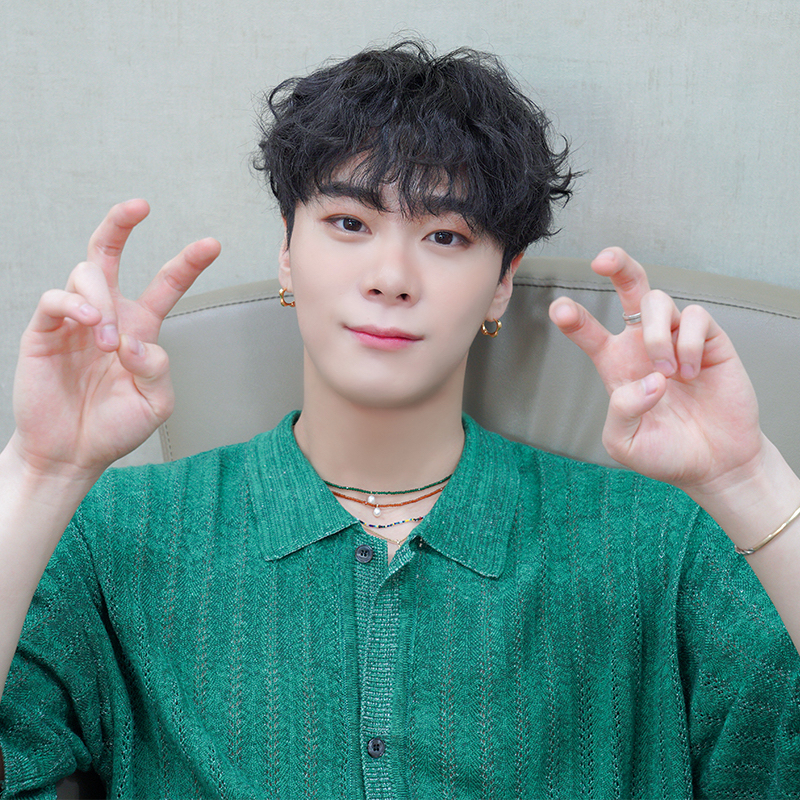 Recent activity shot of Moonbin (ASTRO)