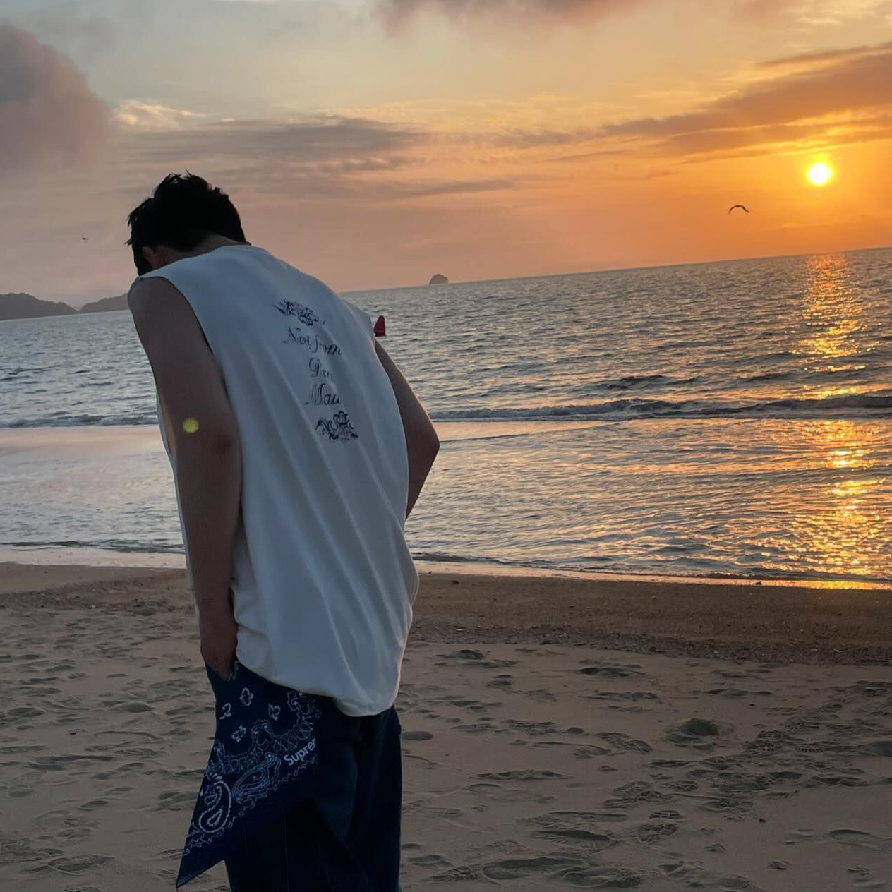 A moment captured by Kim Yohan (WEi)'s fan