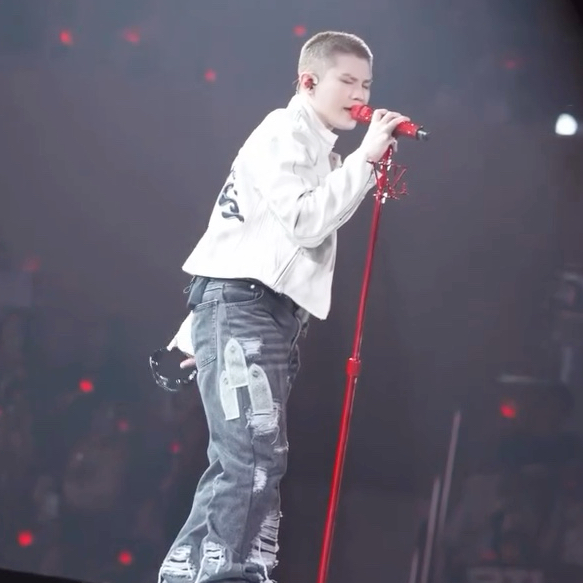 Recent activity shot of Woozi (SEVENTEEN)