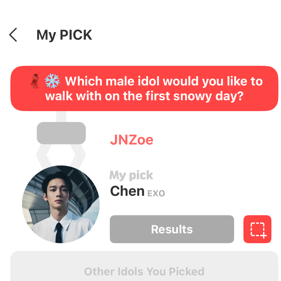 A moment captured by Chen (EXO)'s fan