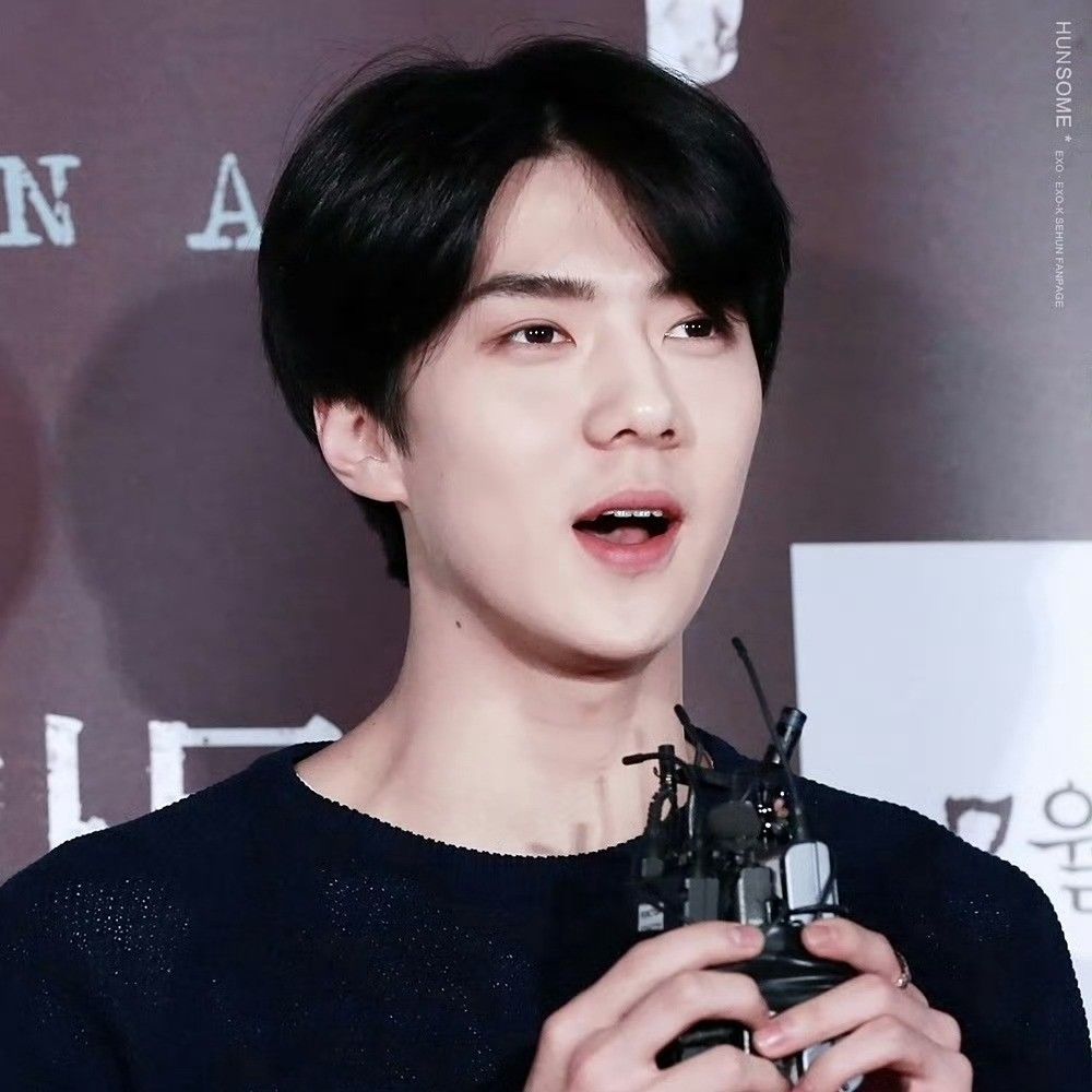 Recent activity shot of Sehun (EXO)