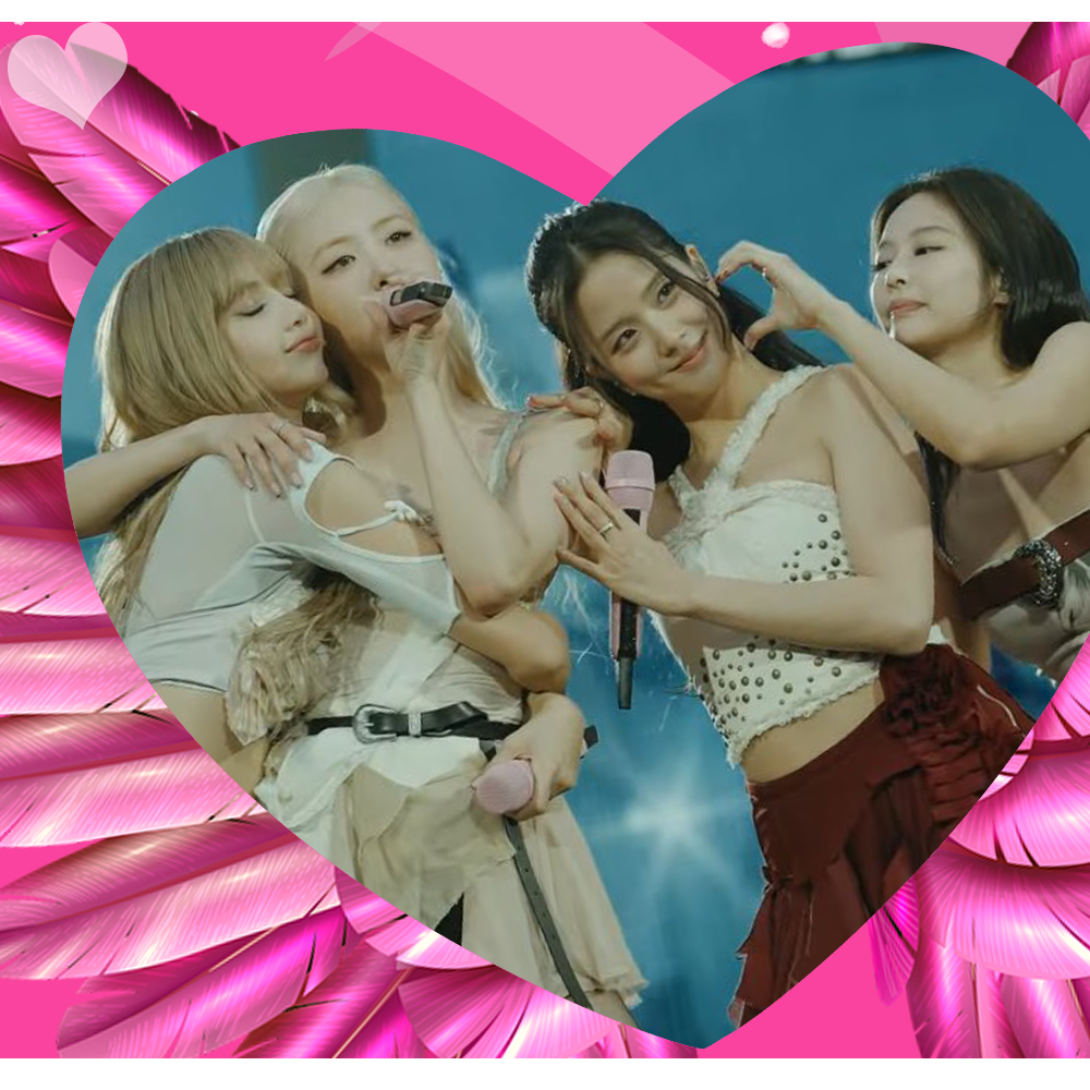 A moment captured by BLACKPINK's fan
