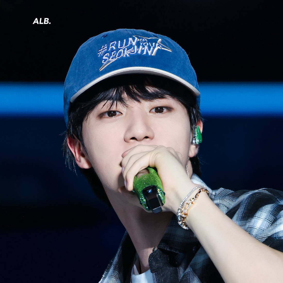 Recent activity shot of Jin (BTS)