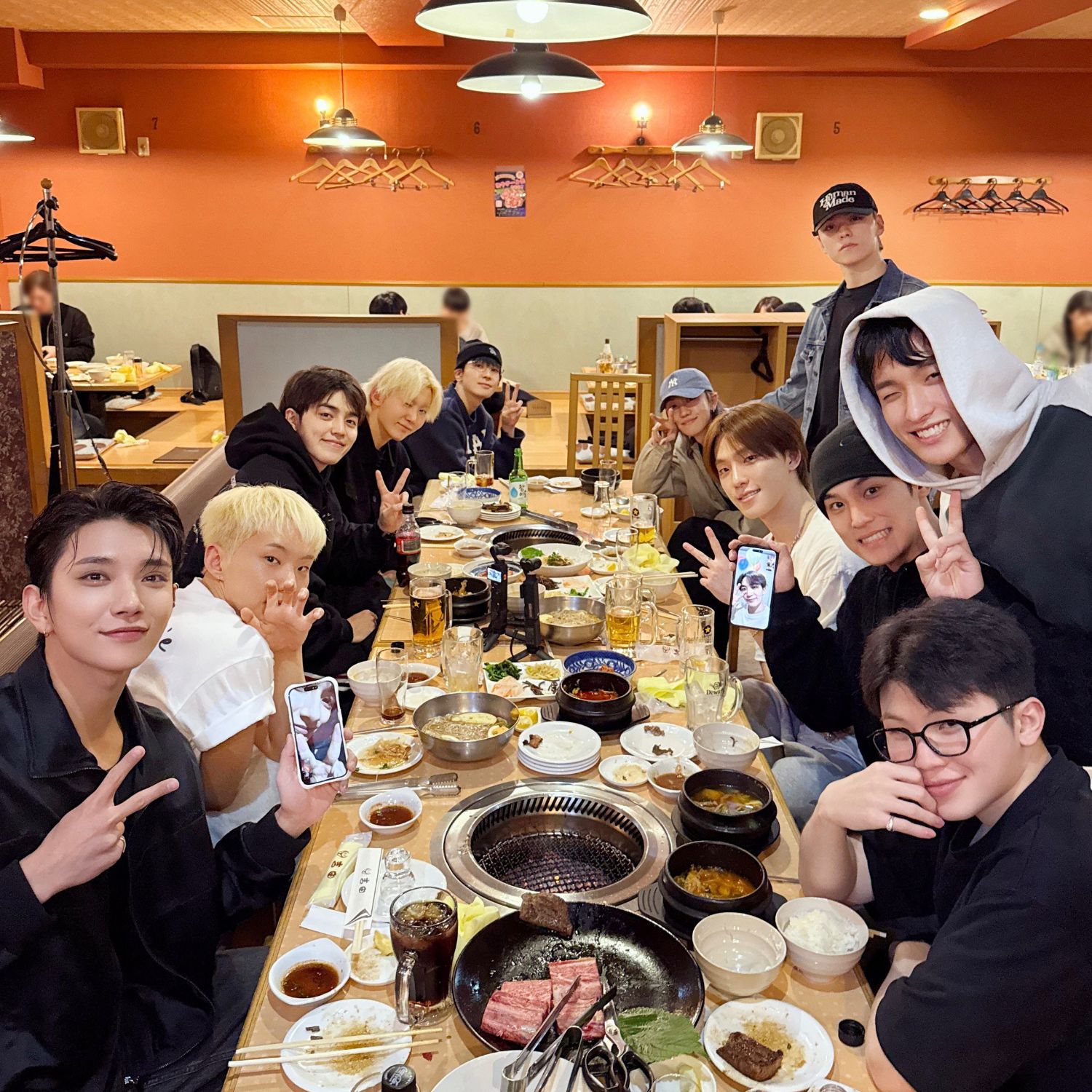 Recent activity shot of SEVENTEEN