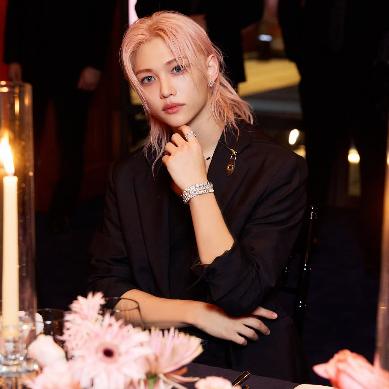 Recent activity shot of Felix (Stray Kids)
