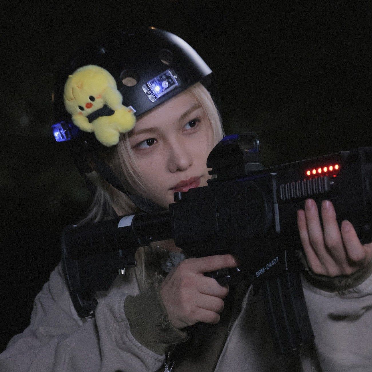 A moment captured by Felix (Stray Kids)'s fan