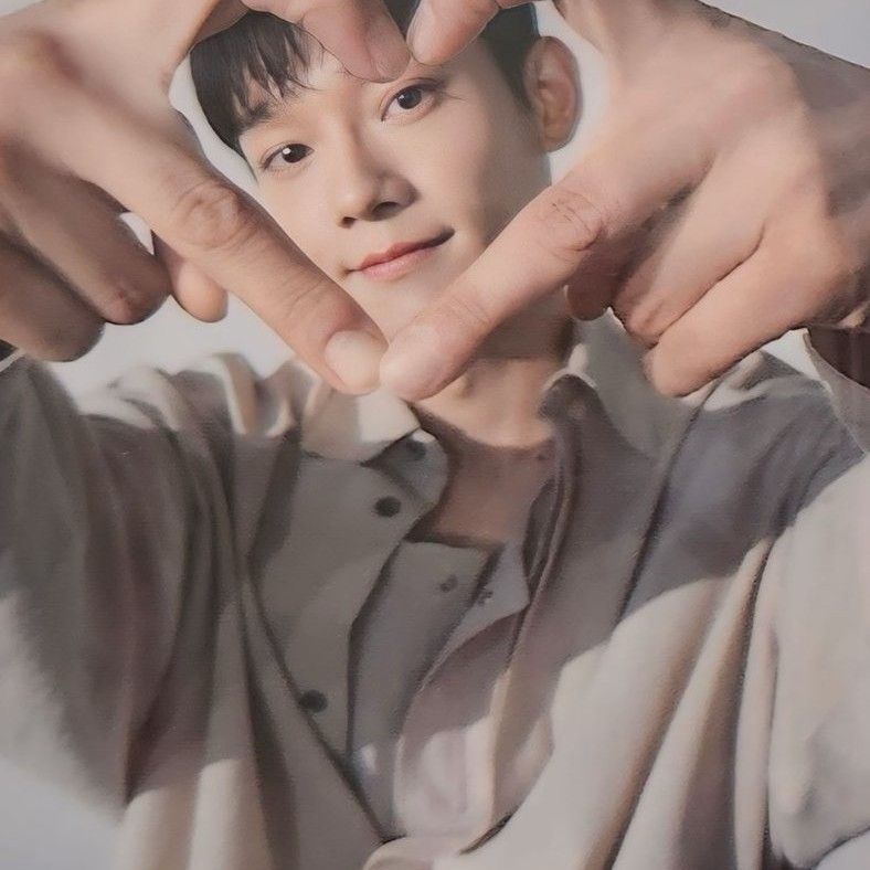 Recent activity shot of Chen (EXO)