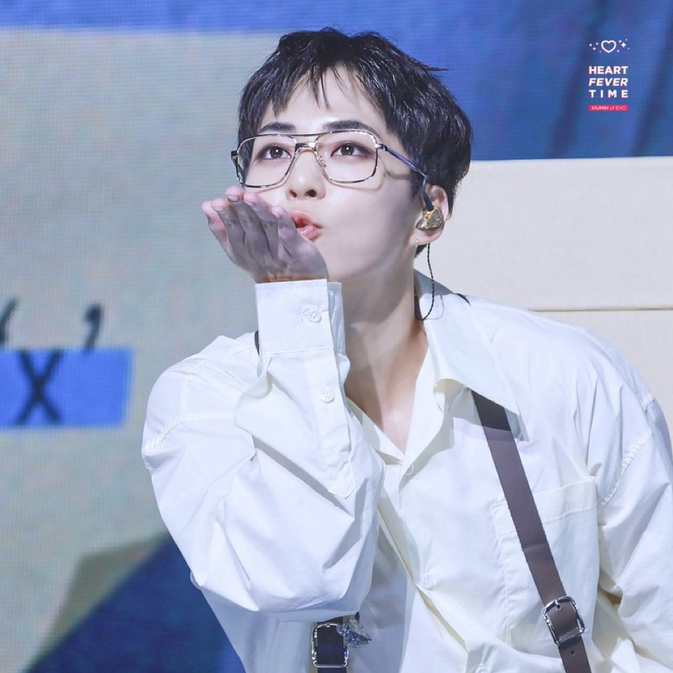Recent activity shot of Xiumin (EXO)