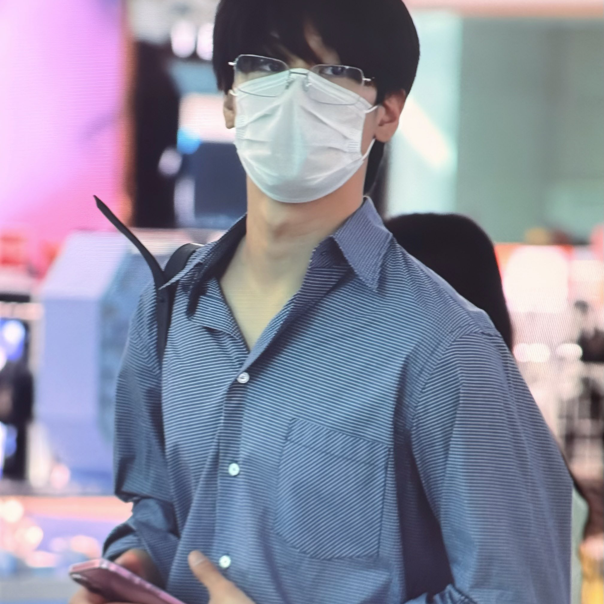 A moment captured by Juyeon (THE BOYZ)'s fan