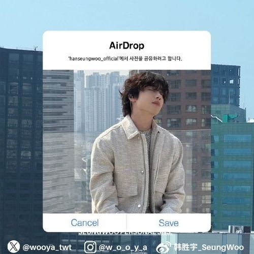 Behind-the-scenes cut of Han Seungwoo