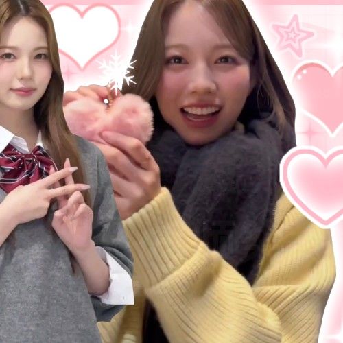 Behind-the-scenes cut of Ayaka (NiziU)