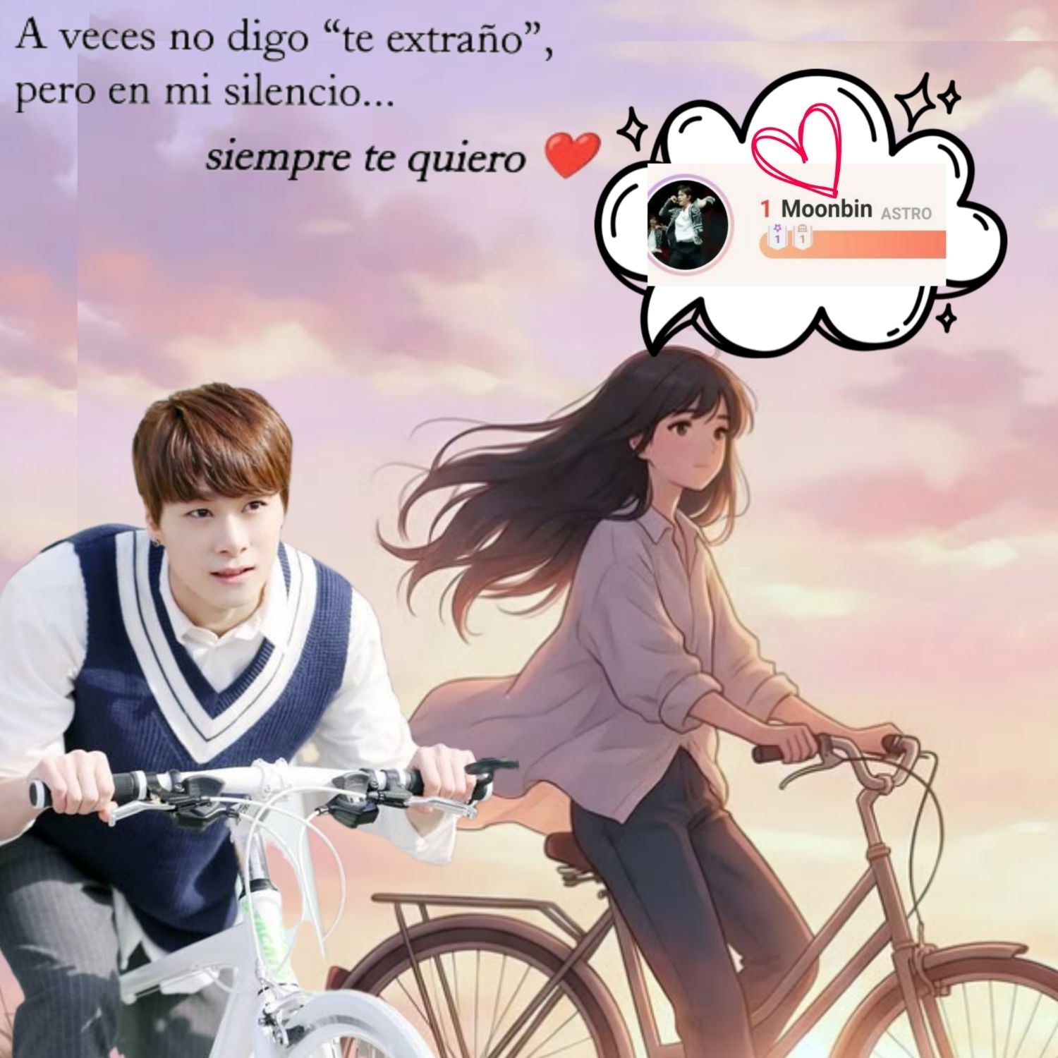 Recent activity shot of Moonbin (ASTRO)