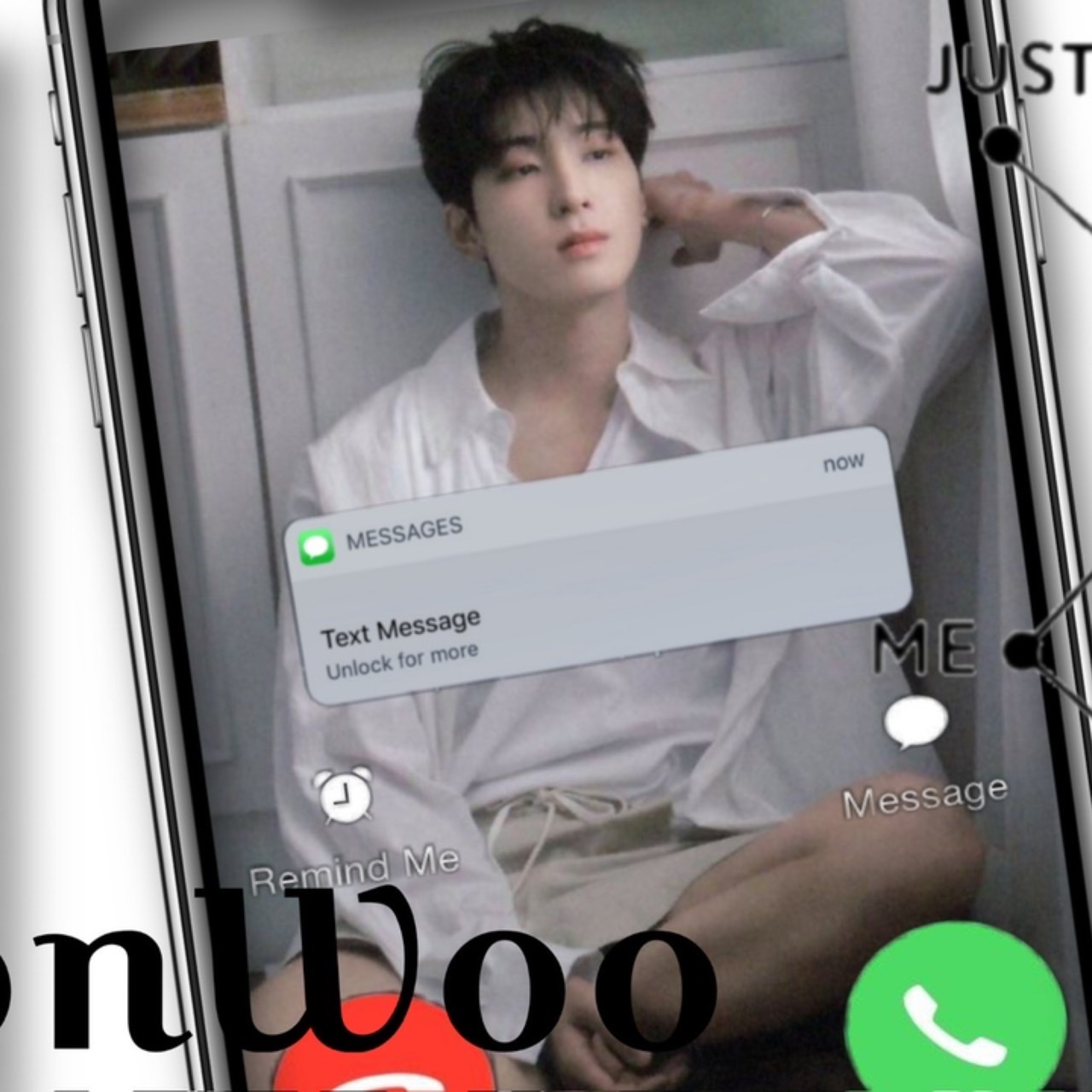 A moment captured by Wonwoo (SEVENTEEN)'s fan