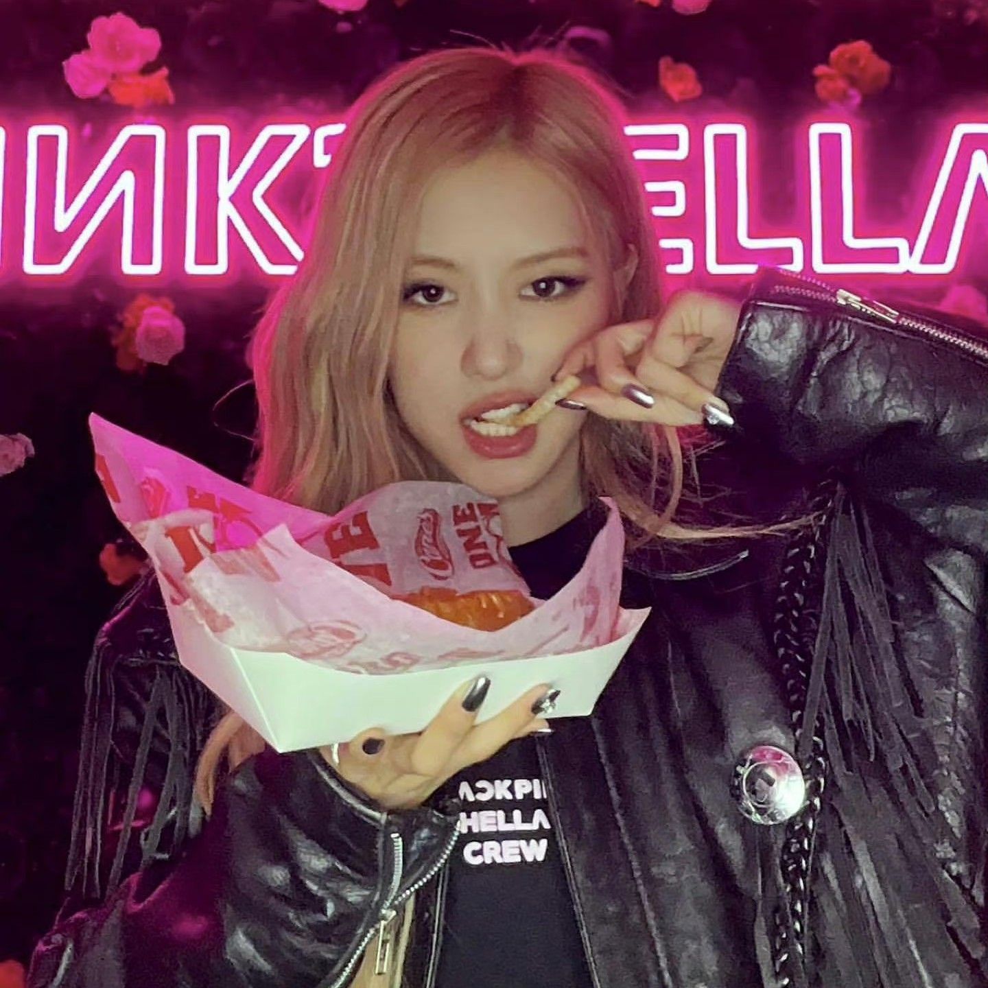 A moment captured by ROSÉ (BLACKPINK)'s fan